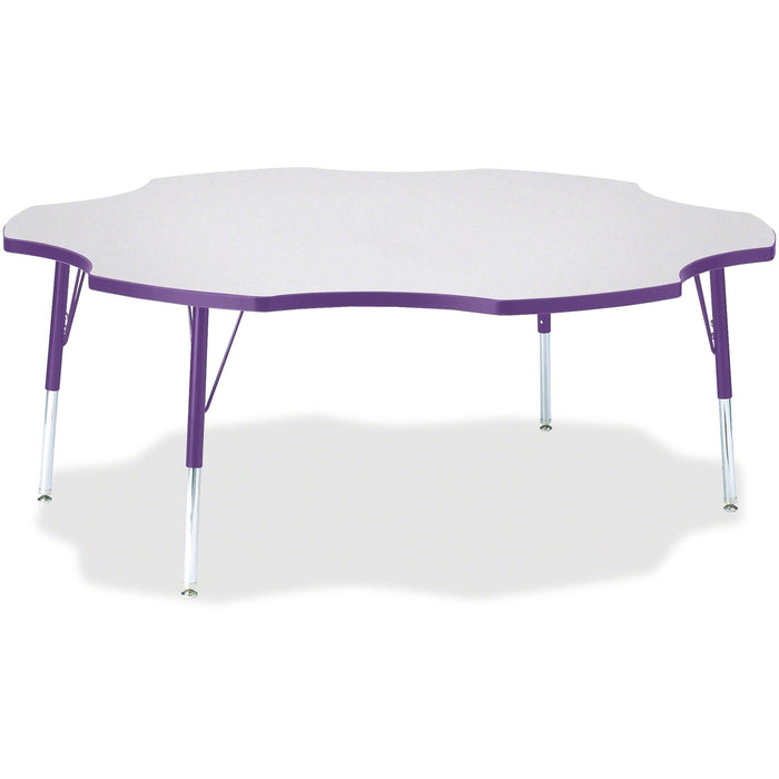 Jonti-Craft Berries Elementary Height Prism Six-Leaf Table - JNT6458JCE004