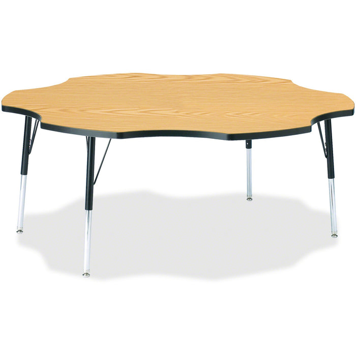 Jonti-Craft Berries Adult Black Edge Six-leaf Table - JNT6458JCA210