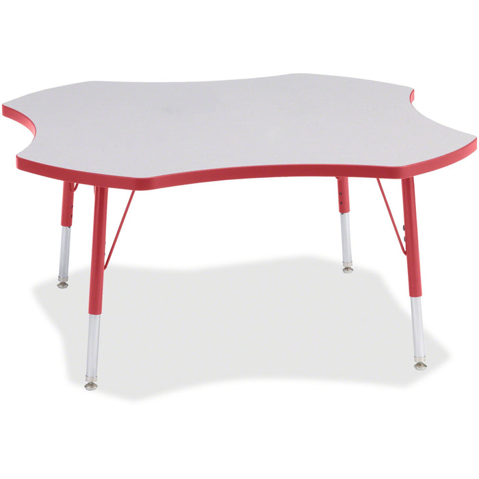 Jonti-Craft Berries Elementary Height Prism Four-Leaf Table - JNT6453JCE008