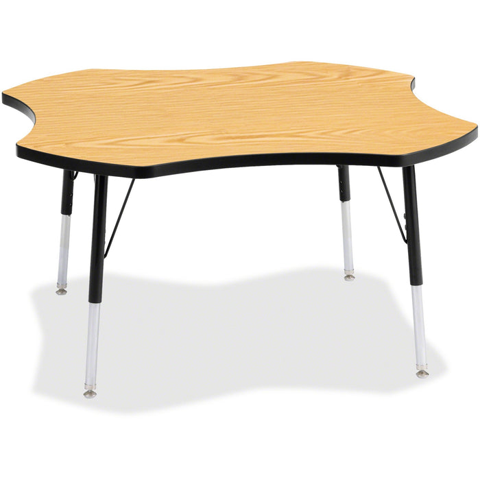 Jonti-Craft Berries Adult Black Edge Four-leaf Table - JNT6453JCA210