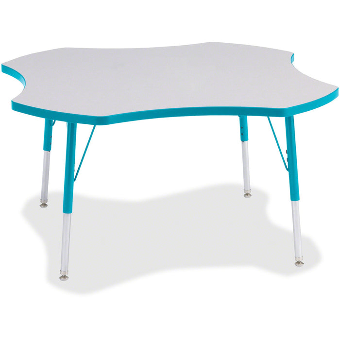 Jonti-Craft Berries Prism Four-Leaf Student Table - JNT6453JCA005