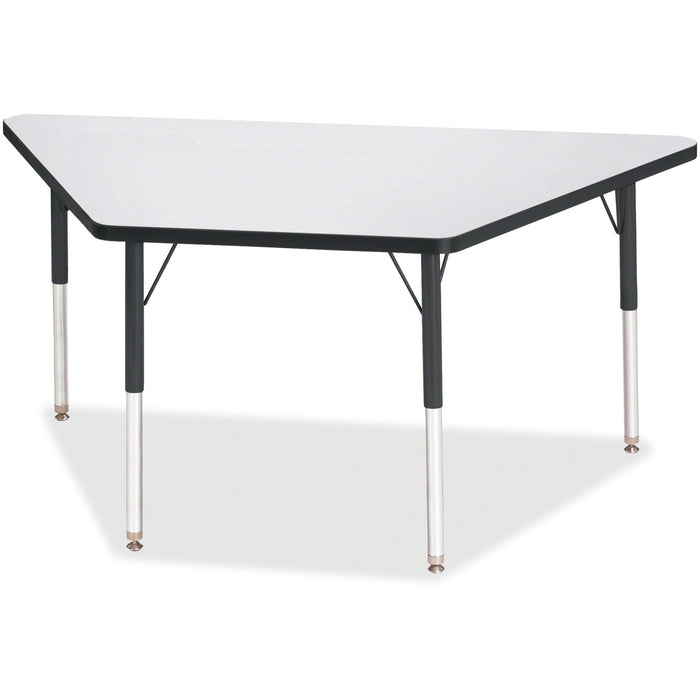 Jonti-Craft Berries Adult-Size Gray Laminate Trapezoid Table - JNT6443JCA180