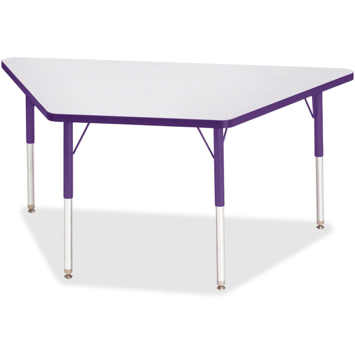 Jonti-Craft Berries Adult-Size Gray Laminate Trapezoid Table - JNT6443JCA004