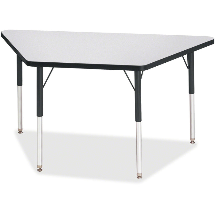 Jonti-Craft Berries Adult-Size Gray Laminate Trapezoid Table - JNT6438JCA180