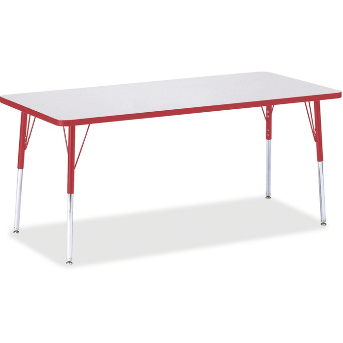 Jonti-Craft Berries Adult Height Color Edge Rectangle Table - JNT6413JCA008