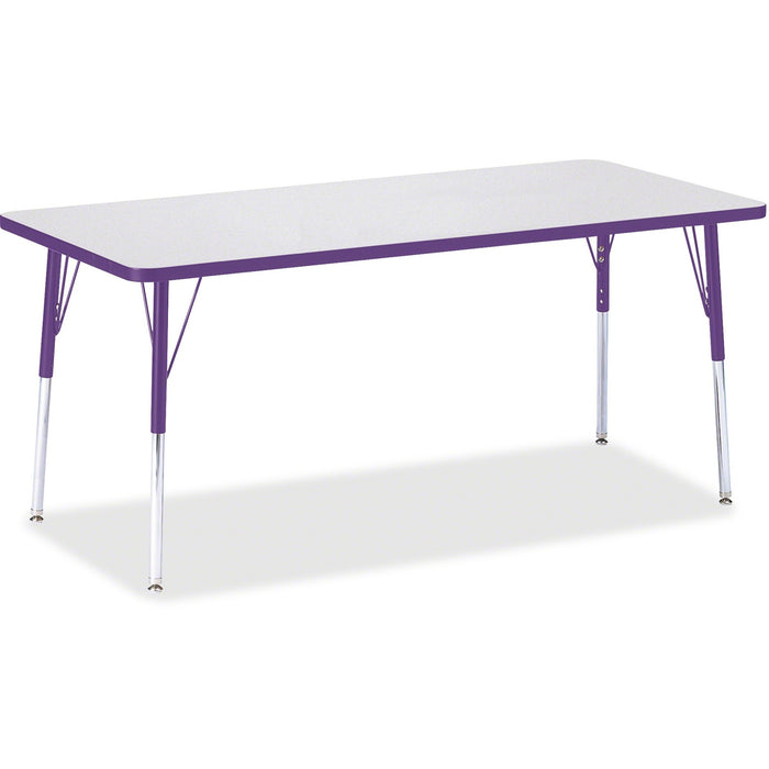 Jonti-Craft Berries Adult Height Color Edge Rectangle Table - JNT6413JCA004