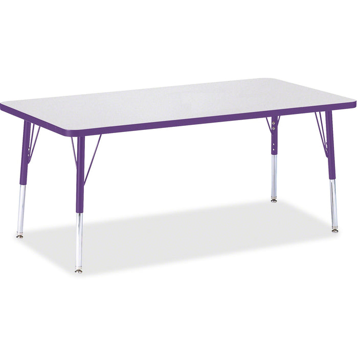 Jonti-Craft Berries Elementary Height Color Edge Rectangle Table - JNT6408JCE004