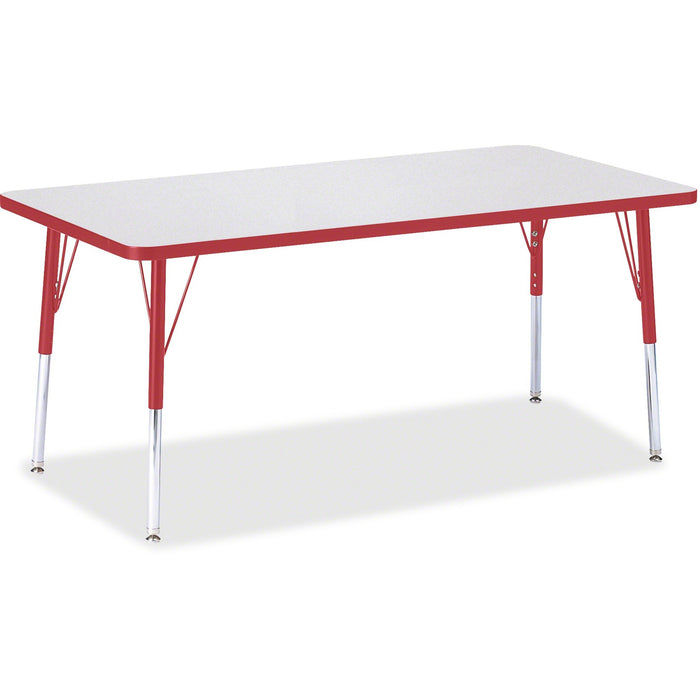 Jonti-Craft Berries Adult Height Color Edge Rectangle Table - JNT6408JCA008