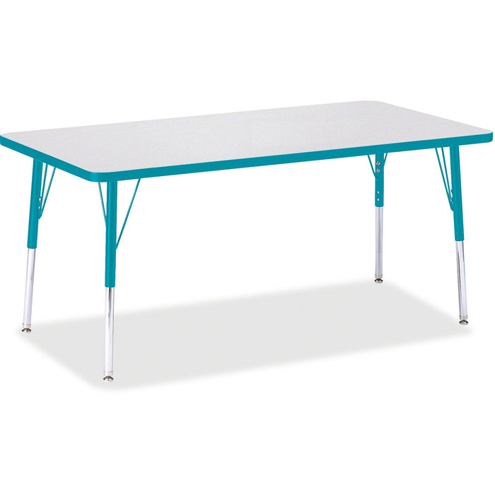 Jonti-Craft Berries Adult Height Color Edge Rectangle Table - JNT6408JCA005