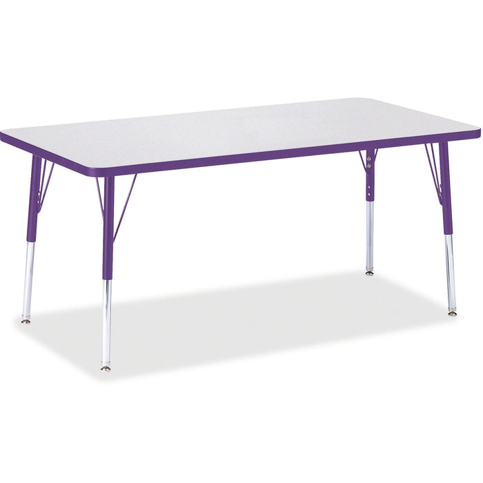 Jonti-Craft Berries Adult Height Color Edge Rectangle Table - JNT6408JCA004