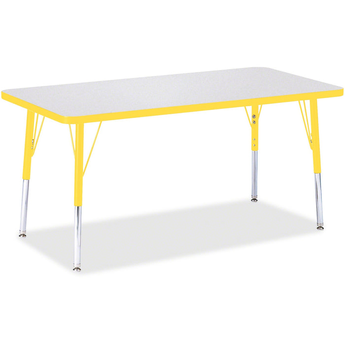 Jonti-Craft Berries Elementary Height Color Edge Rectangle Table - JNT6403JCE007