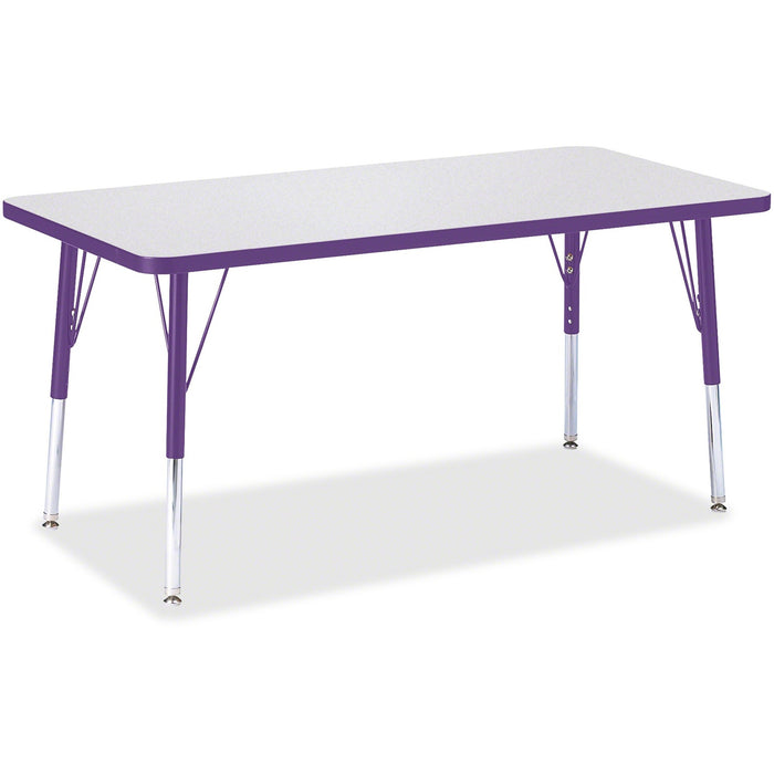 Jonti-Craft Berries Elementary Height Color Edge Rectangle Table - JNT6403JCE004