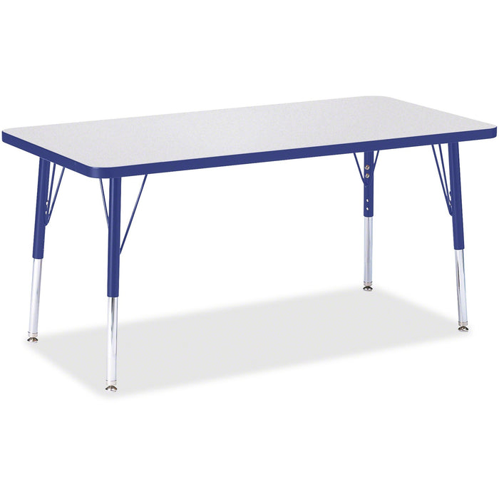 Jonti-Craft Berries Elementary Height Color Edge Rectangle Table - JNT6403JCE003