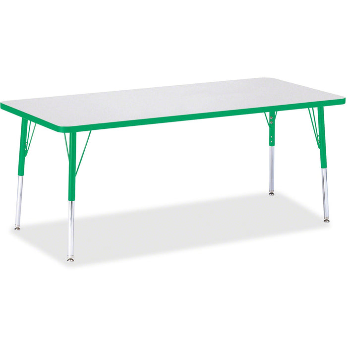 Jonti-Craft Berries Elementary Height Color Edge Rectangle Table - JNT6413JCE119