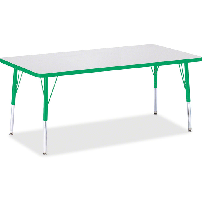 Jonti-Craft Berries Elementary Height Color Edge Rectangle Table - JNT6408JCE119