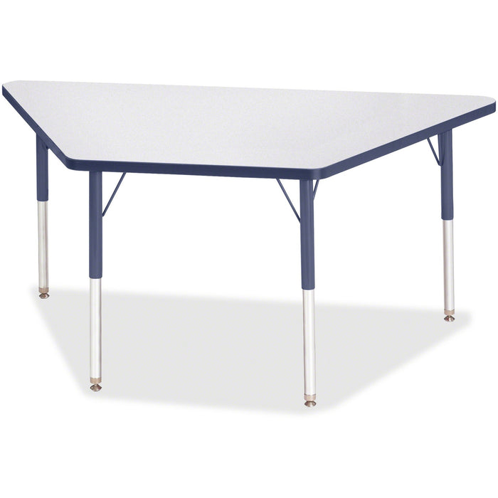 Jonti-Craft Berries Adult-Size Gray Laminate Trapezoid Table - JNT6443JCA112