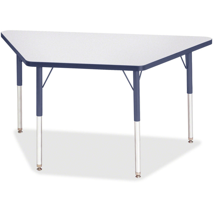 Jonti-Craft Berries Adult-Size Gray Laminate Trapezoid Table - JNT6438JCA112