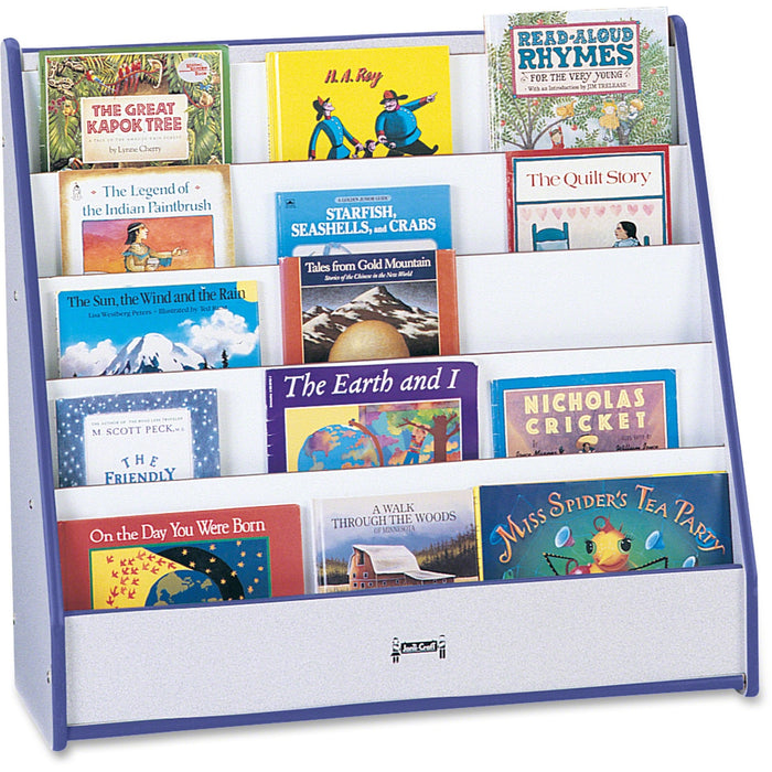 Jonti-Craft Rainbow Accents Laminate 5-shelf Pick-a-Book Stand - JNT3514JCWW003