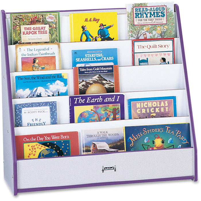 Jonti-Craft Rainbow Accents Laminate 5-shelf Pick-a-Book Stand - JNT3514JCWW004