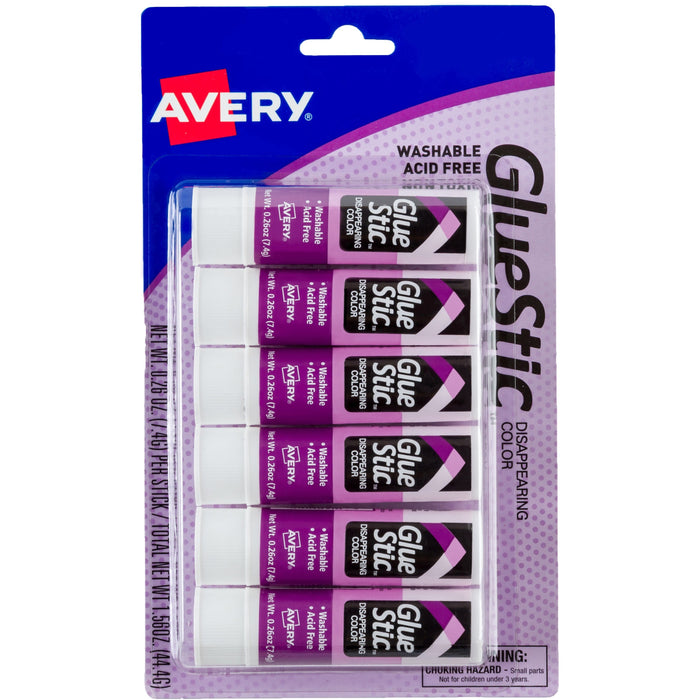 Avery&reg; Glue Stic Disappearing Purple Color - AVE98096