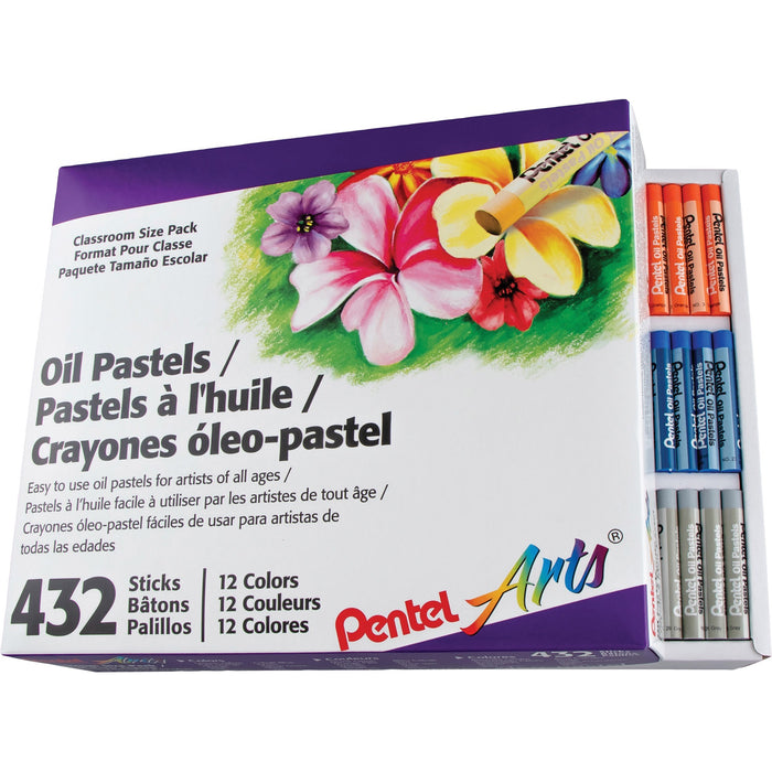 Pentel Arts Pentel Arts Oil Pastels - PENPHN12CP