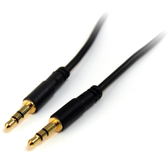 StarTech.com 15 ft Slim 3.5mm Stereo Audio Cable - M/M - STCMU15MMS