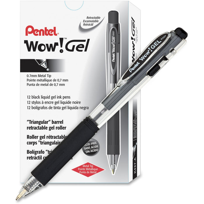 Pentel Wow! Gel Pens - PENK437A Pentel of America, Ltd