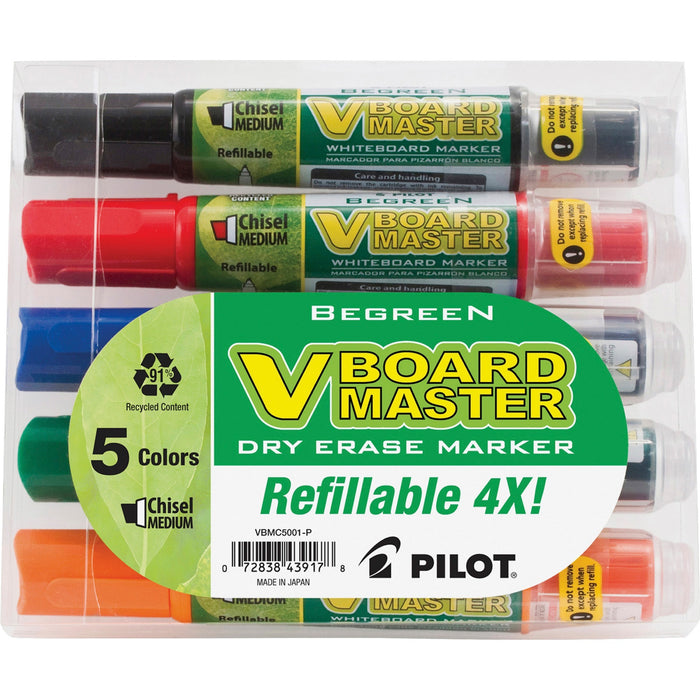 Pilot BeGreen Refillable VBoard Dry-erase Marker - PIL43917