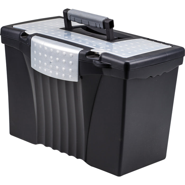 Storex Portable File Storage Box - STX61510U01C