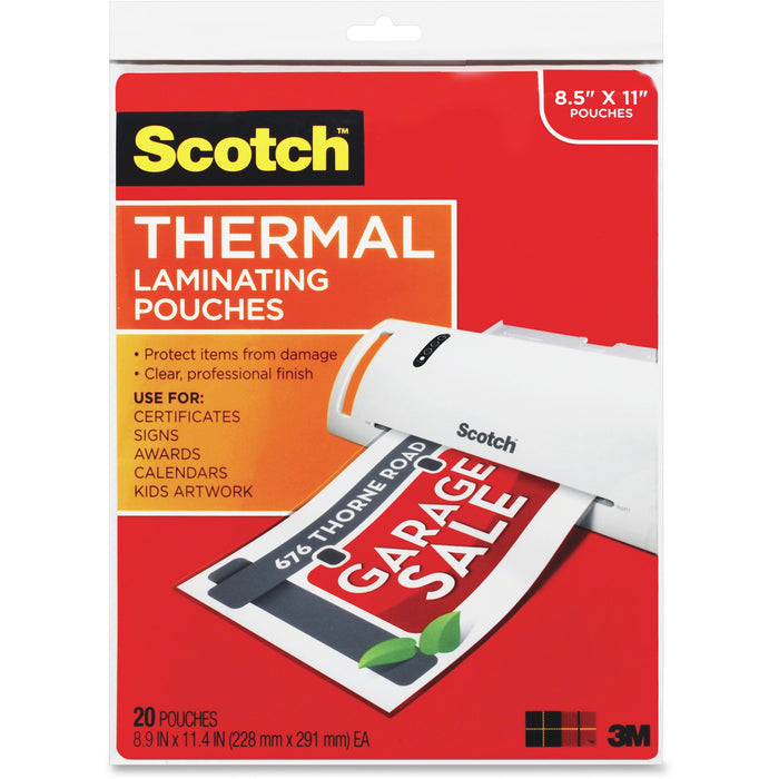 Scotch Thermal Laminating Pouches - MMMTP385420