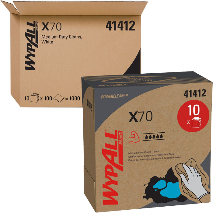 Wypall Power Clean X70 Medium Duty Cloths - KCC41412