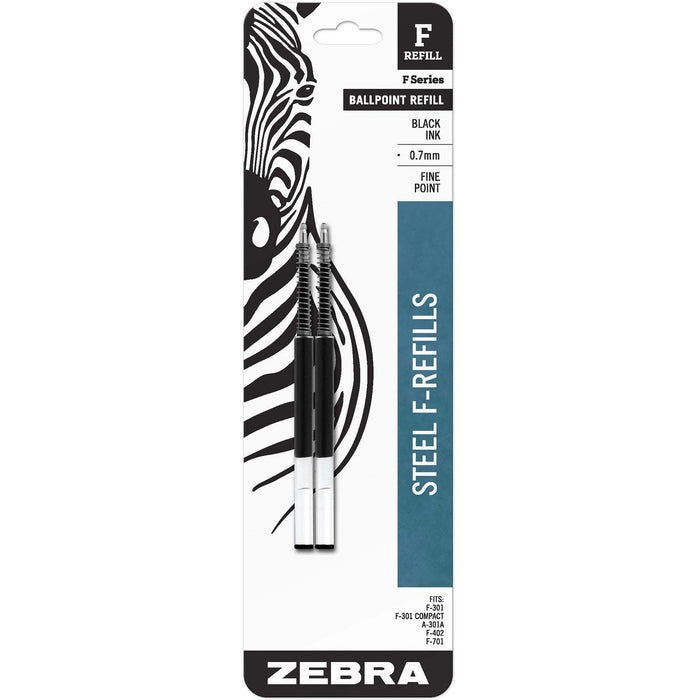 Zebra STEEL 7 Series F Refill Bold Point Ballpoint - ZEB82712