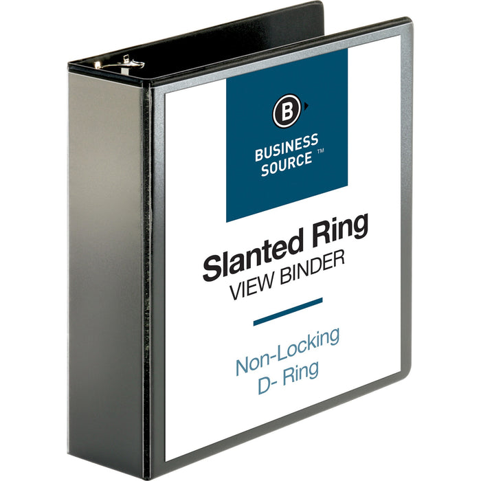 Business Source Basic D-Ring View Binders - BSN28449
