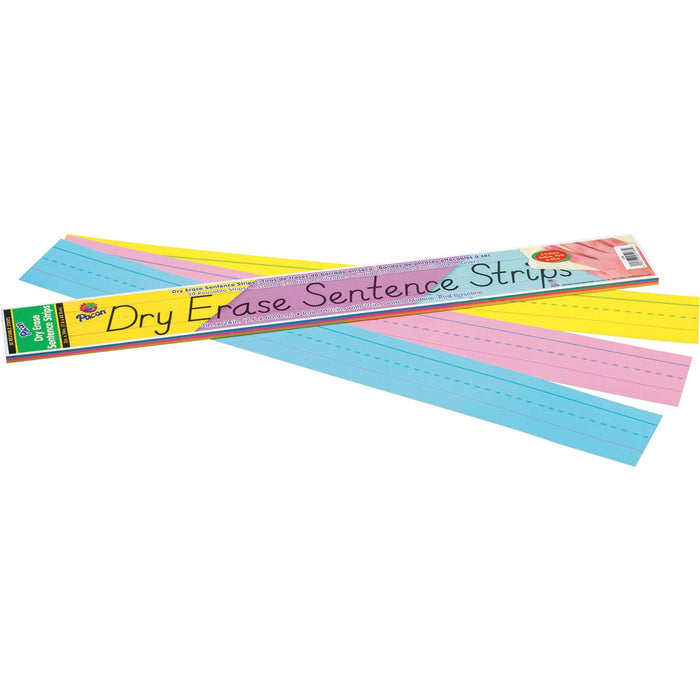 Pacon Dry Erase Sentence Strips - PAC5186