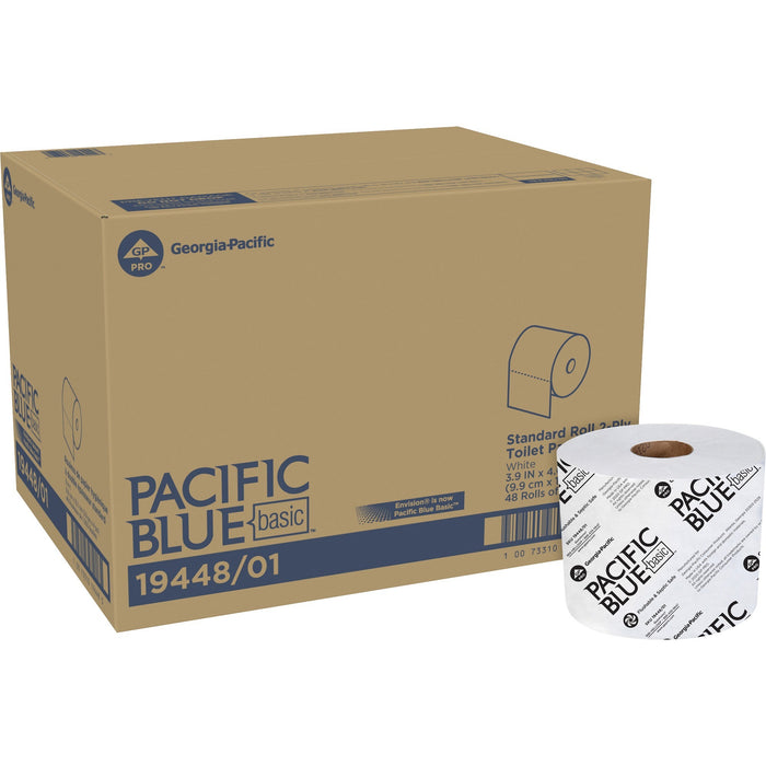 Pacific Blue Basic Standard Roll Toilet Paper - GPC1944801
