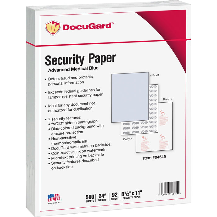 DocuGard Advanced Medical Security Paper - PRB04545