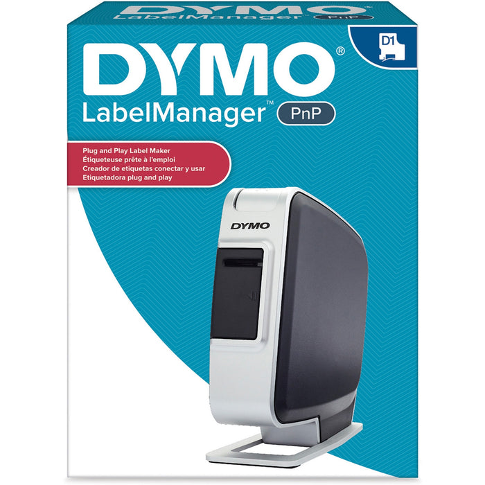 Dymo LabelManager Thermal Transfer Printer - Label Print - Battery Included - With Cutter - Black, Silver - DYM1768960