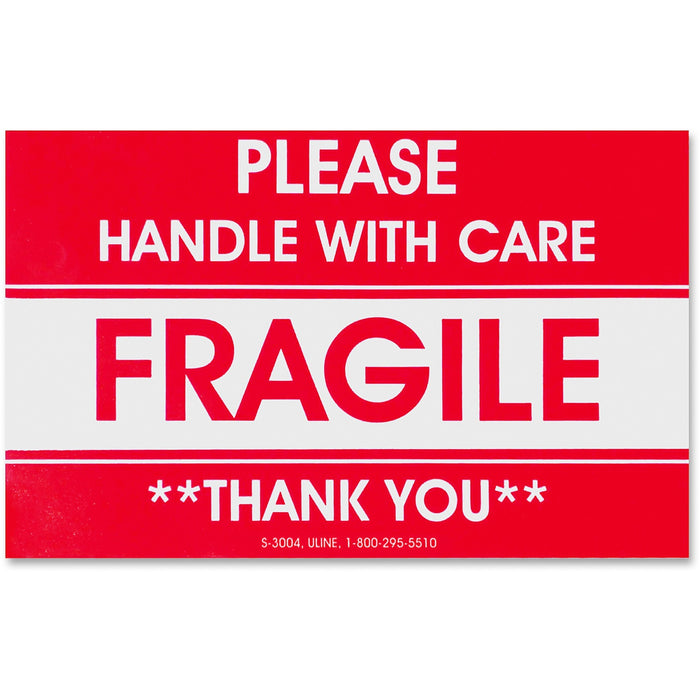 Tatco Fragile/Handle With Care Shipping Label - TCO10951