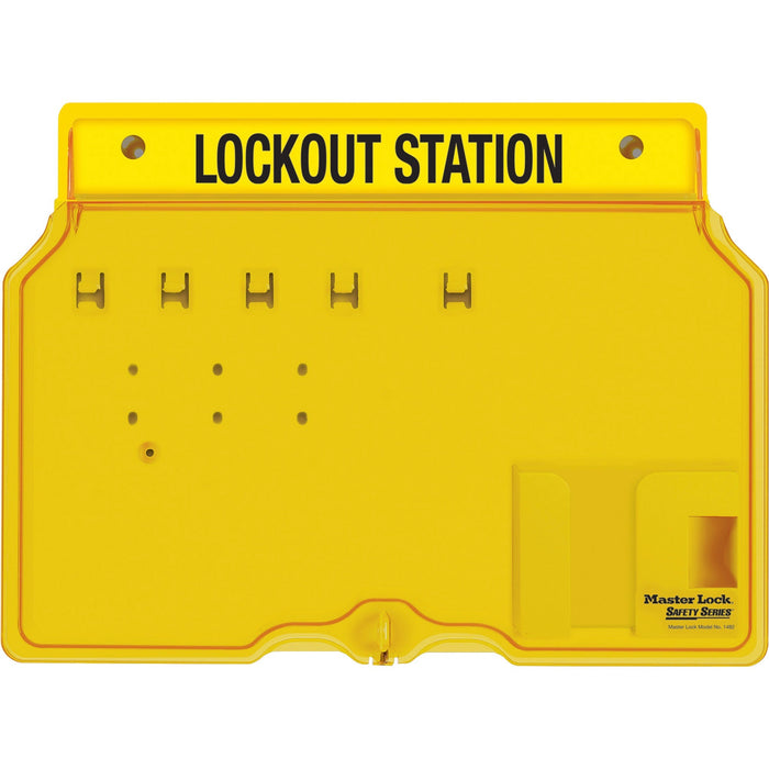 Master Lock Unfilled Padlock Lockout Station with Cover - MLK1482B