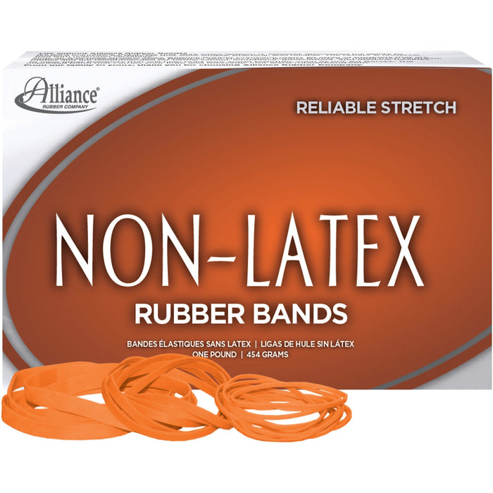 Alliance Rubber 37546 Non-Latex Rubber Bands - Assorted sizes (#54) - ALL37546