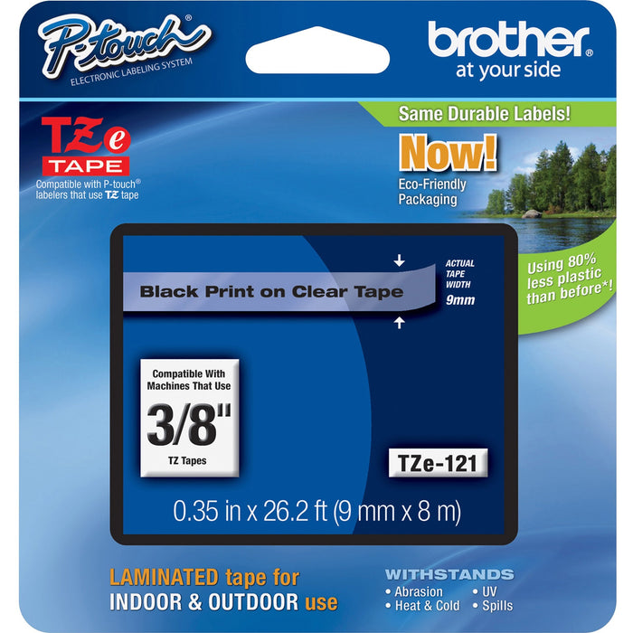 Brother P-touch TZe Laminated Tape Cartridges - BRTTZE121