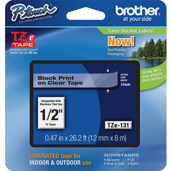 Brother P-touch TZe Laminated Tape Cartridges - BRTTZE131