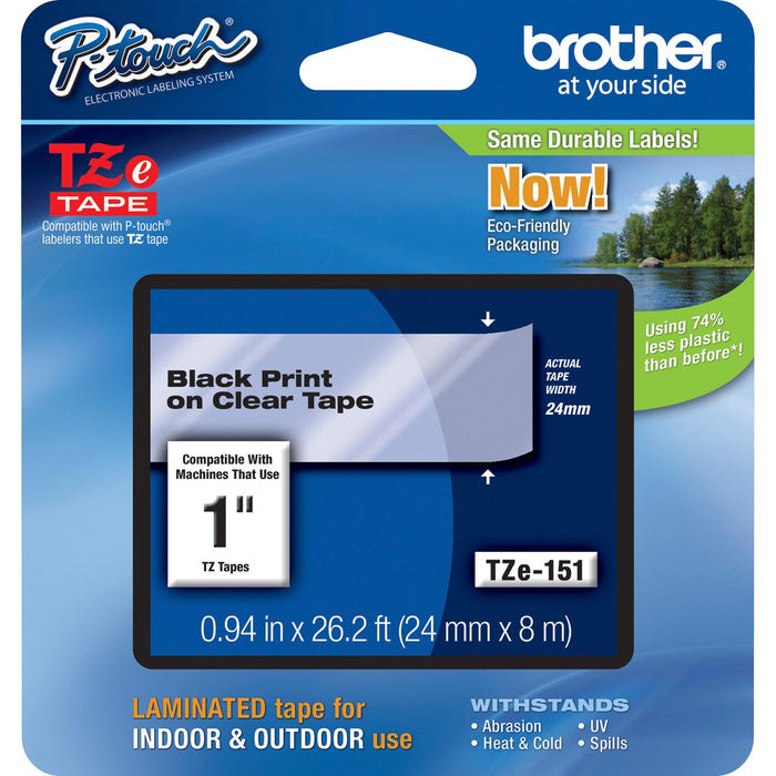 Brother P-Touch TZe Laminated Tape - BRTTZE151