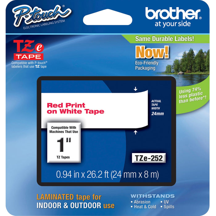 Brother P-Touch TZe Laminated Tape - BRTTZE252