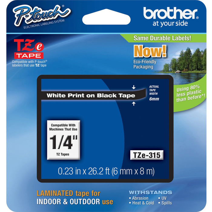 Brother P-touch TZe Laminated Tape Cartridges - BRTTZE315