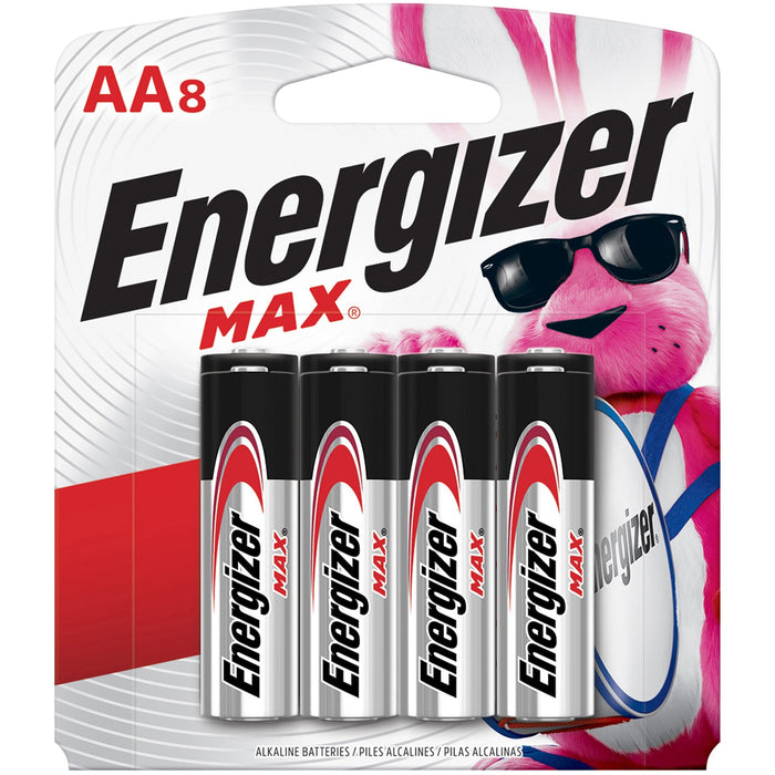 Energizer MAX Alkaline AA Batteries - EVEE91MP8