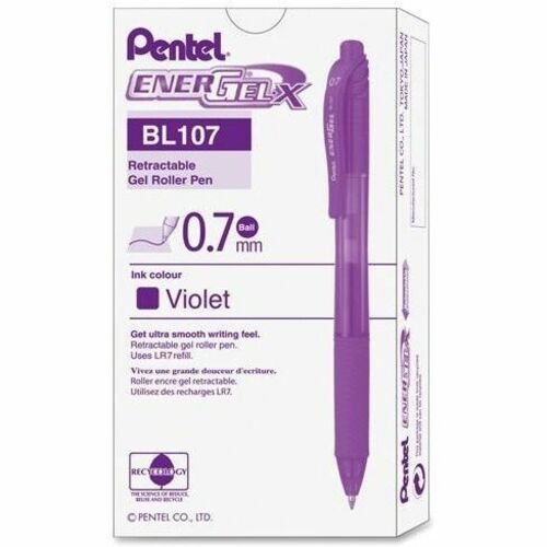 Pentel EnerGel-X Retractable Gel Pens - PENBL107V