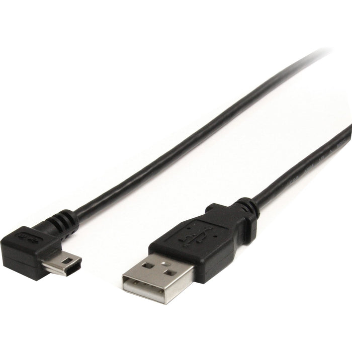 StarTech.com 6 ft Mini USB Cable - A to Right Angle Mini B - STCUSB2HABM6RA