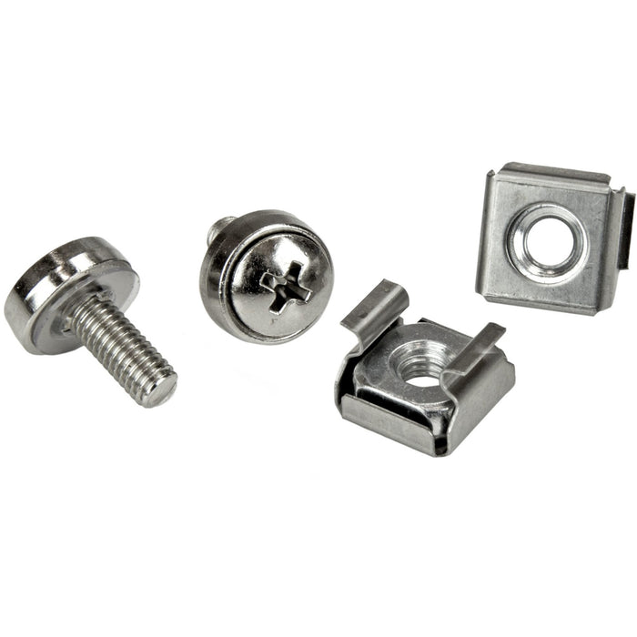 StarTech.com 100 Pkg M5 Mounting Screws and Cage Nuts for Server Rack Cabinet - STCCABSCREWM52
