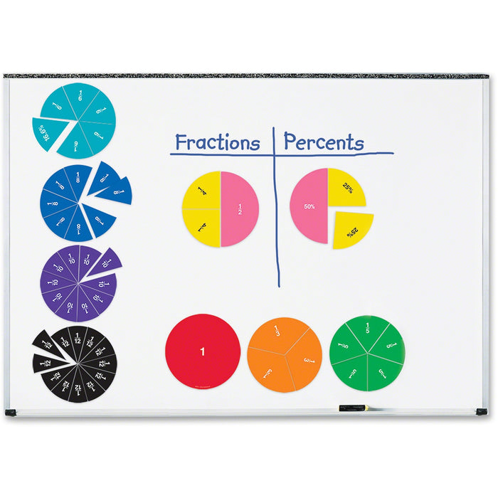 Learning Resources Double-Sided Magnetic Fraction Circles - LRNLER1616